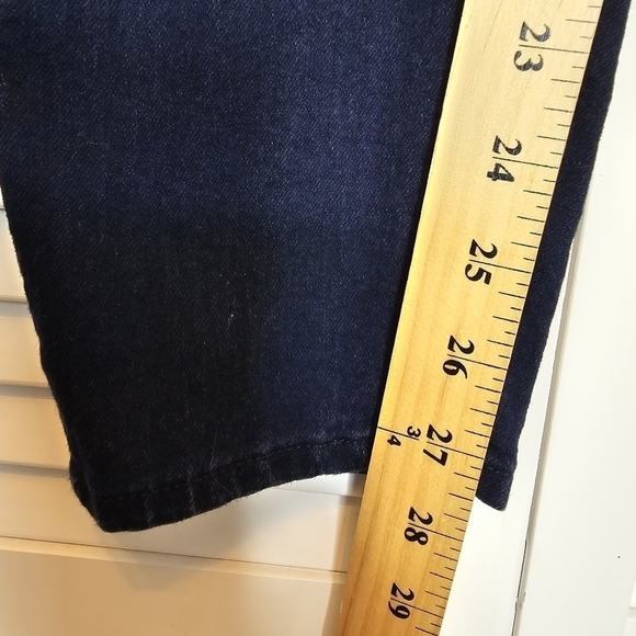 SPANX‎ Ready To Wow Jean Ankle Leggings Women's Large Blue Dark Wash High Rise - Picture 13 of 14